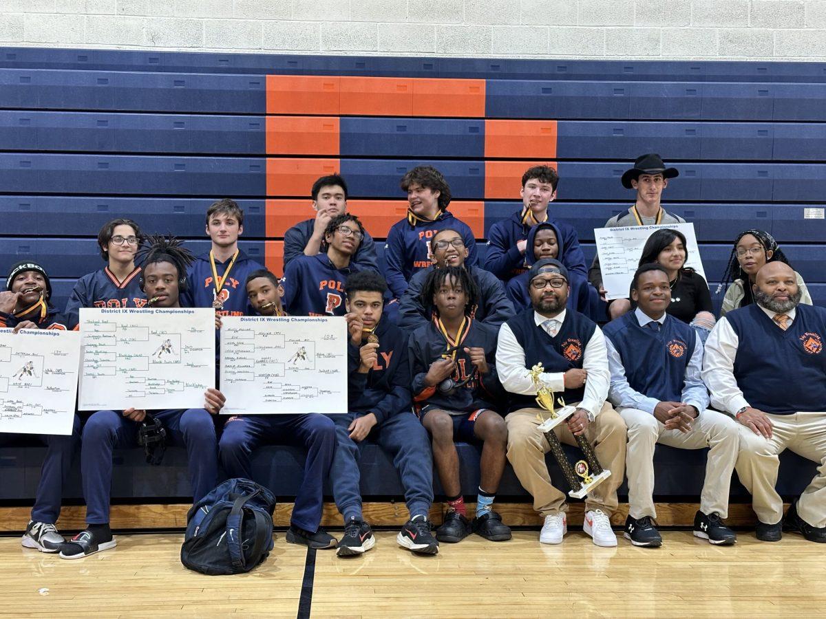 Poly Places 2nd in the Baltimore City Wrestling Championships